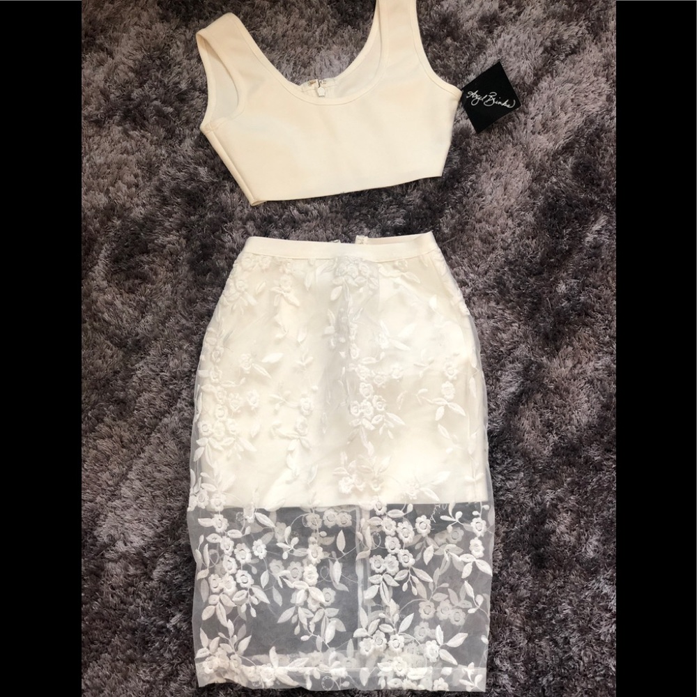 Two piece Angel Brinks Skirt Set